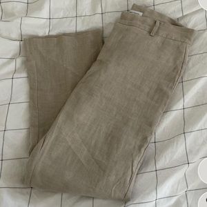 Beatrice Valenzuela High Rise Linen Pants